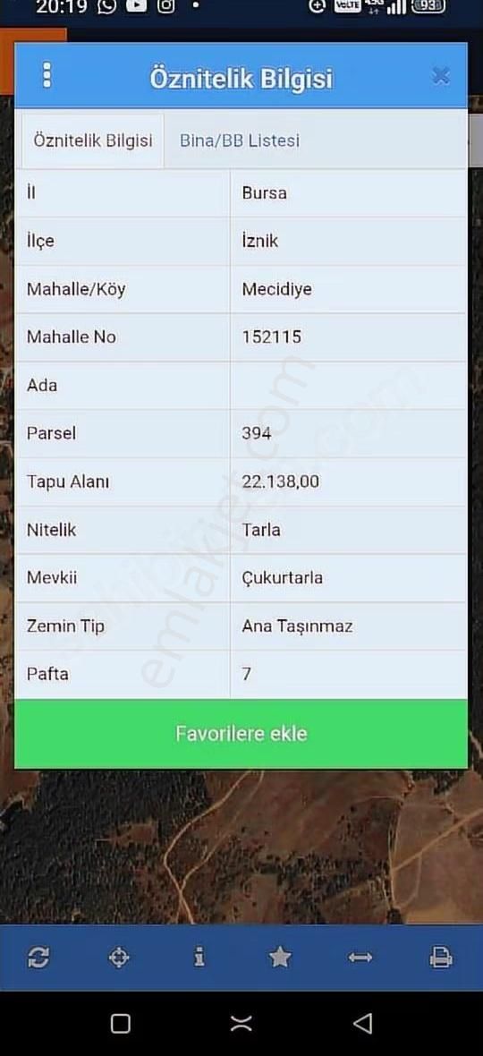 Bursa,iznik,mecidiye Satılık Tarla - Görsel 17