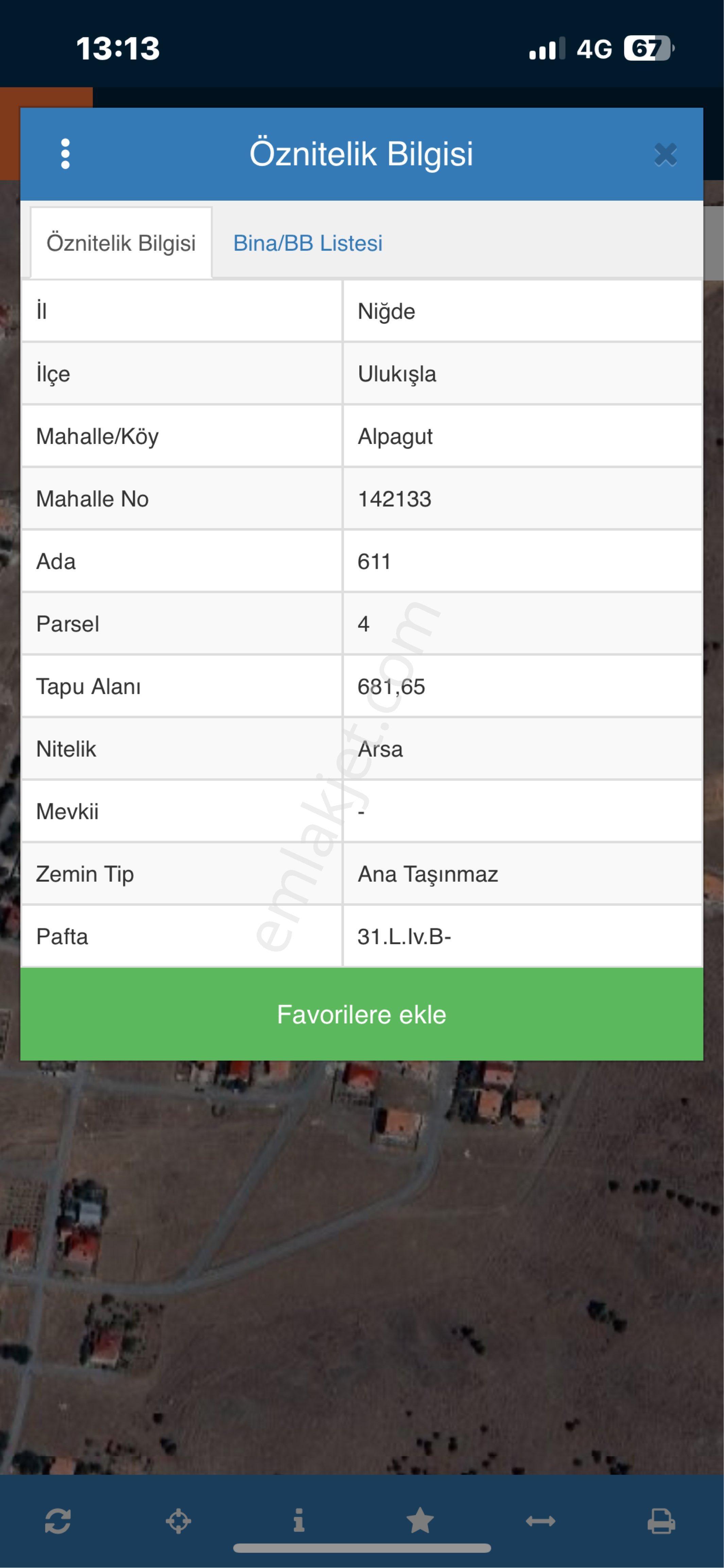 Ulukışla Alpağut Köşebaşı İmarlı Arsa - Görsel 2