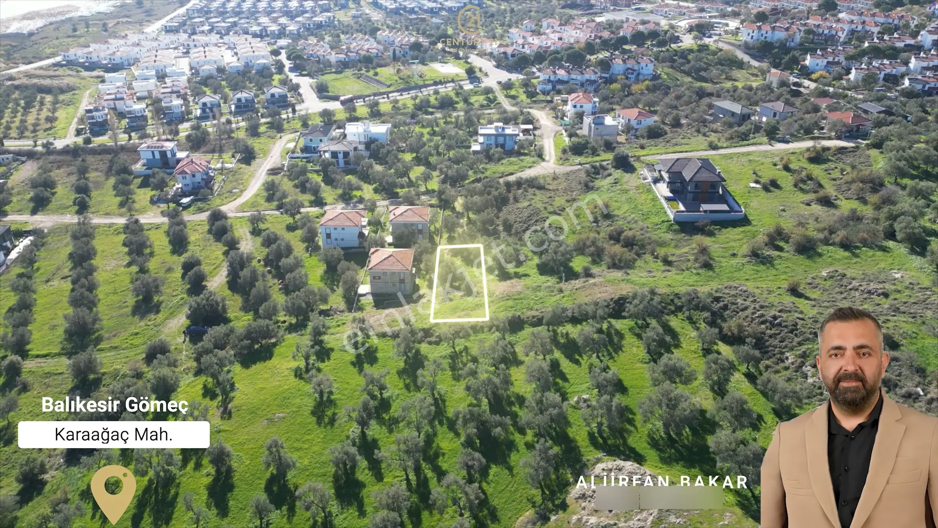 Gömeç Karaağaç'ta Satılık, 500 M² Villa Arsası - Görsel 14