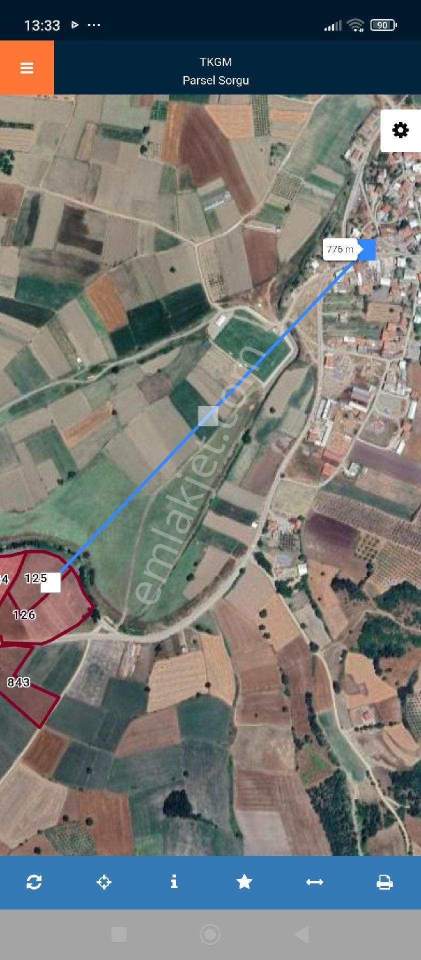 Camiye Yakın Çaylı Mahallesi Satılık 6.600 Mt2 Tek Tapu Müstakil Tarla - Görsel 3