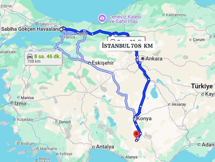 Konya Bozkır Hamzalar Köyünde 2.022 M² Bağ Satılıktır - Görsel 10