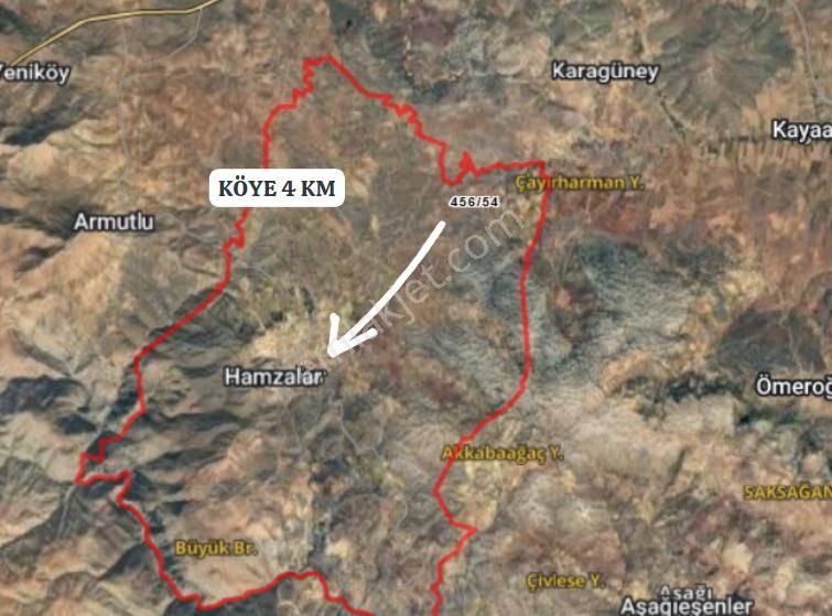 Konya Bozkır Hamzalar Köyünde 2.022 M² Bağ Satılıktır - Görsel 5