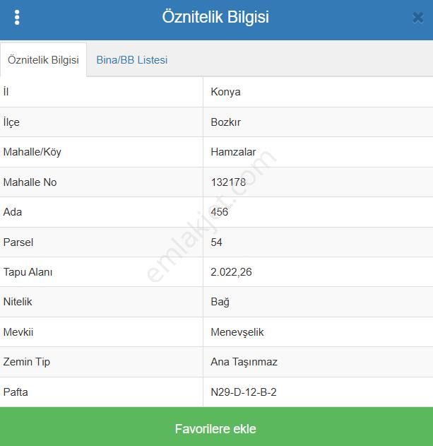 Konya Bozkır Hamzalar Köyünde 2.022 M² Bağ Satılıktır - Görsel 12
