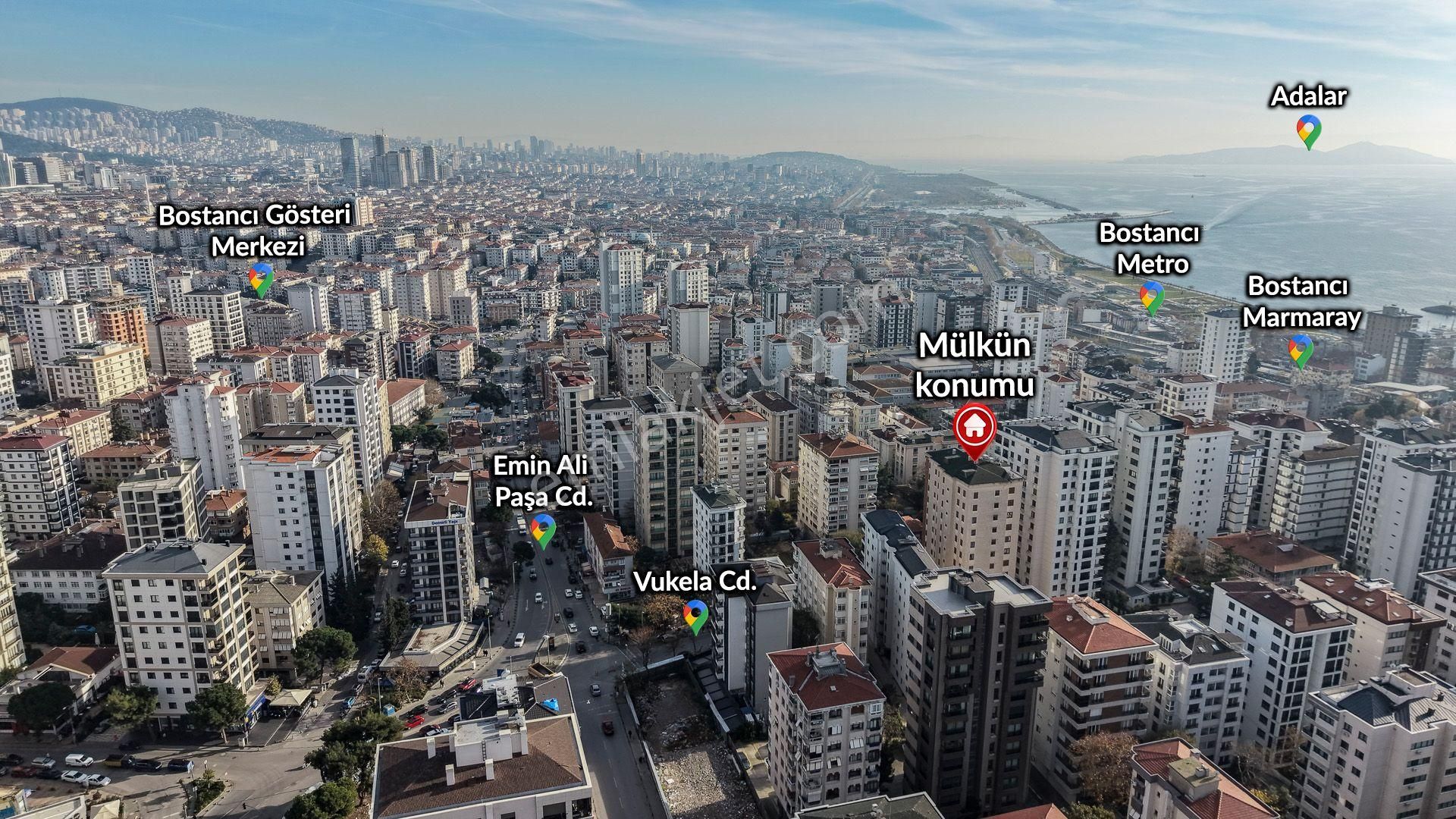 Bostancı Vukela Caddesinde Deniz Manzaralı Satılık 4+1 Daire Net 157 M2 - Görsel 30