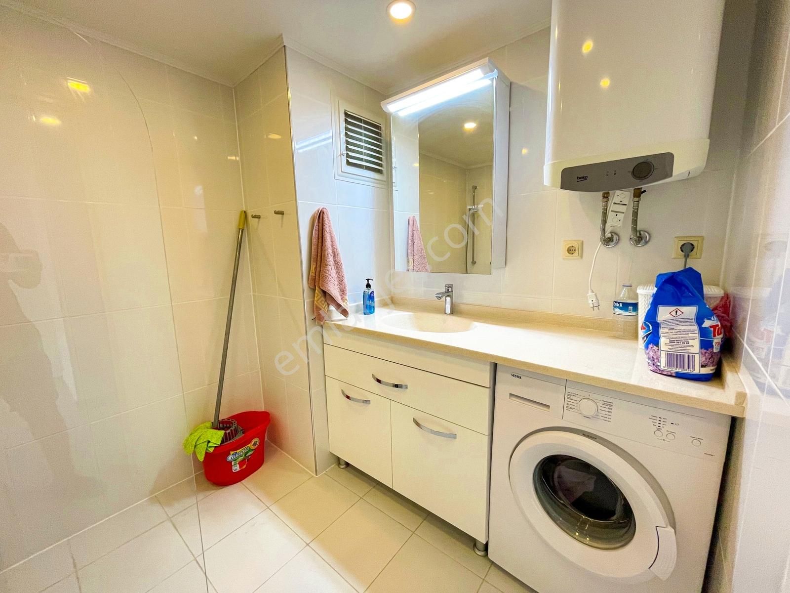 Villa Tv'den, 3+1 Havuzlu Sitede Deniz Manzaralı Eşyalı Daire - Görsel 25