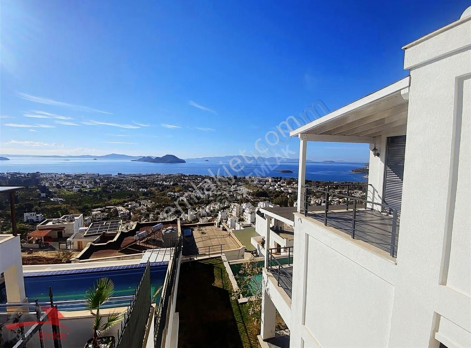 Doğuş Emlak'tan Full Deniz Adalar Manzaralı Havuz Bahçeli Villa - Görsel 33