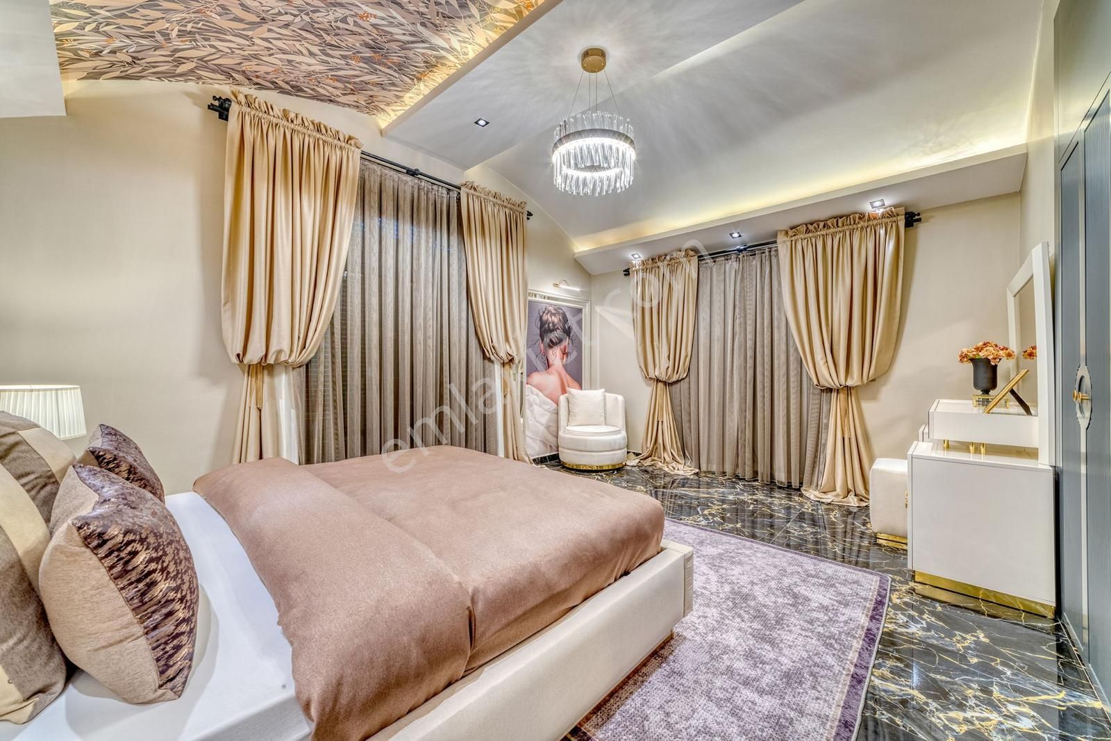 Satılık -villa Kargıcak/alanya 5+1 Lüks Alanya Ve Deniz Manzaralı.! - Görsel 15