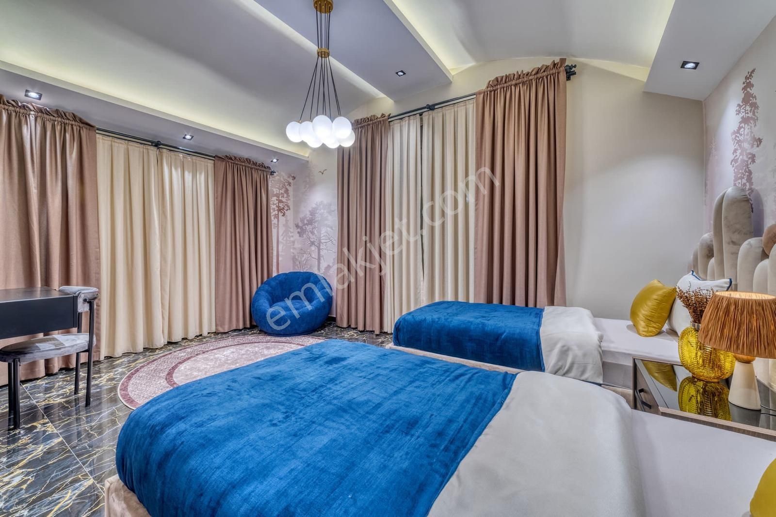 Satılık -villa Kargıcak/alanya 5+1 Lüks Alanya Ve Deniz Manzaralı.! - Görsel 13