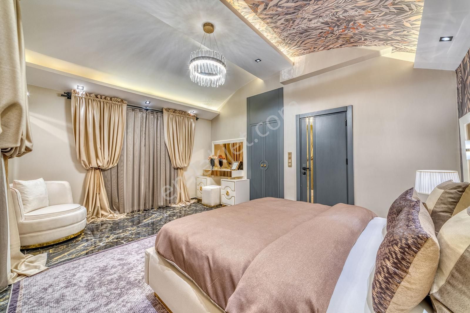 Satılık -villa Kargıcak/alanya 5+1 Lüks Alanya Ve Deniz Manzaralı.! - Görsel 22