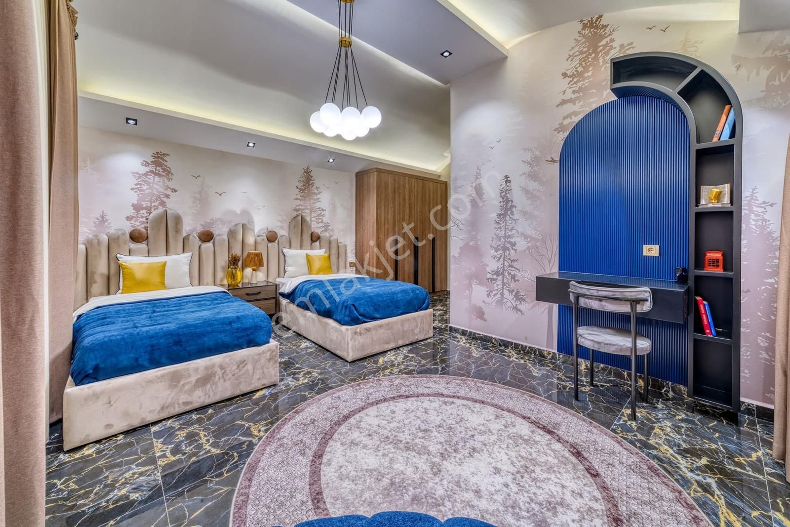 Satılık -villa Kargıcak/alanya 5+1 Lüks Alanya Ve Deniz Manzaralı.! - Görsel 23