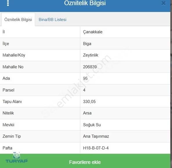 Karabiga Beldesi Zeytinlik Mah. 330 M2 Deniz Manzaralı Arsa - Görsel 3