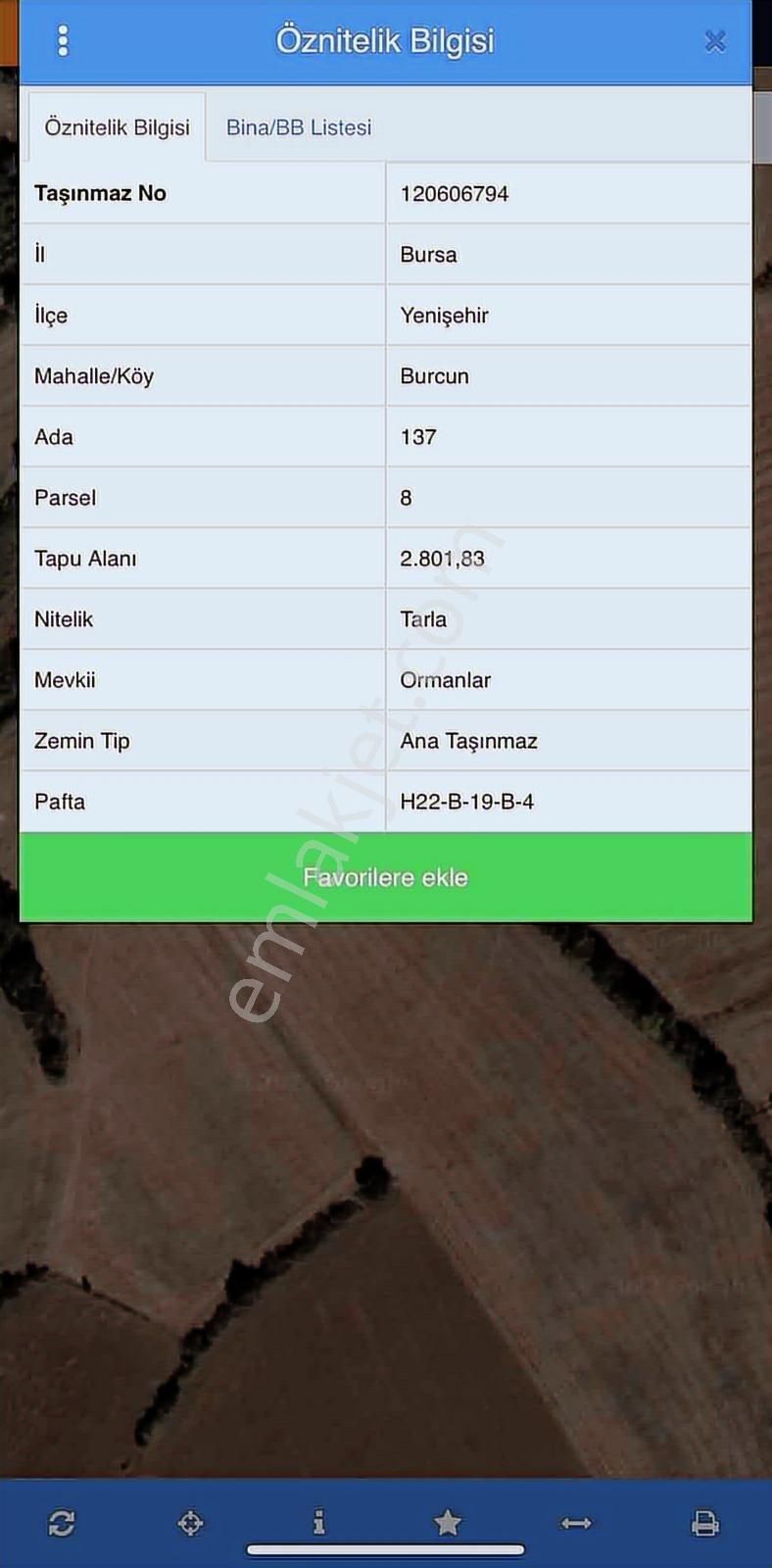 Bursa Yenişehir Burcun Da Satılık Tarla - Görsel 2