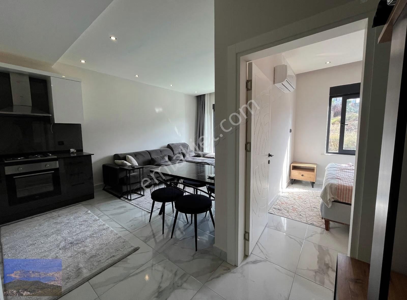 Alanya Oba Sea Pearl Garden De Satılık Eşyalı 1+1 Sıfır Daire - Görsel 14