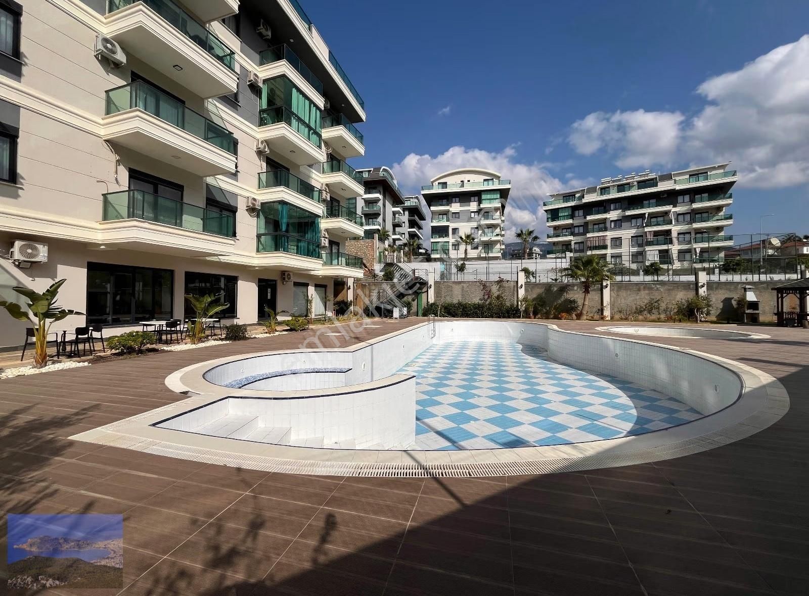 Alanya Oba Sea Pearl Garden De Satılık Eşyalı 1+1 Sıfır Daire - Görsel 35