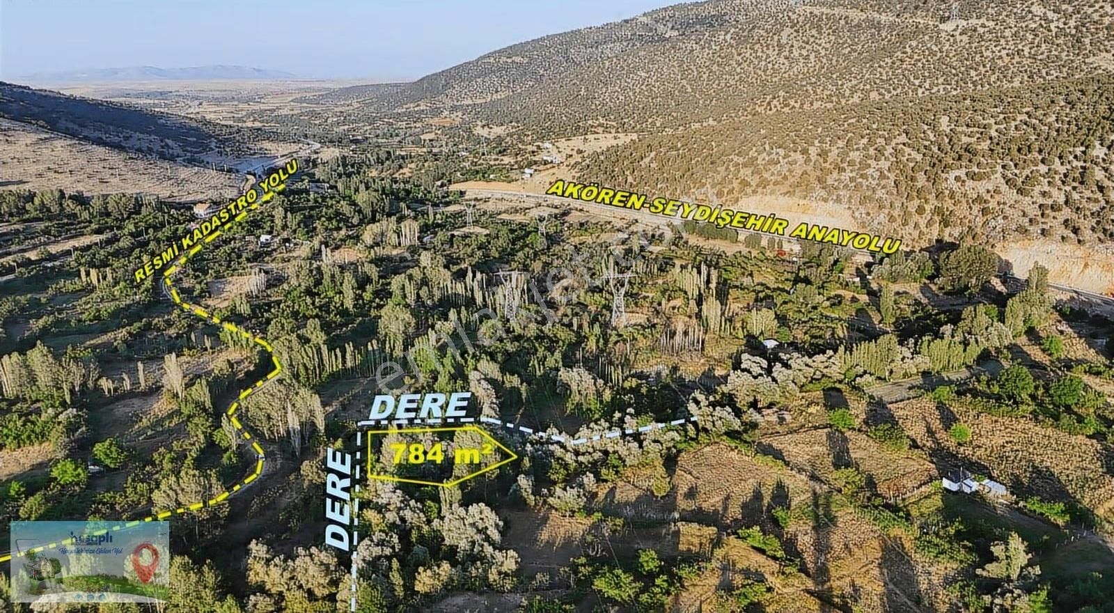 Konya / Akören / Kayasu Mahallesinde 784m² Müstakil Tapulu Bahçe - Görsel 7