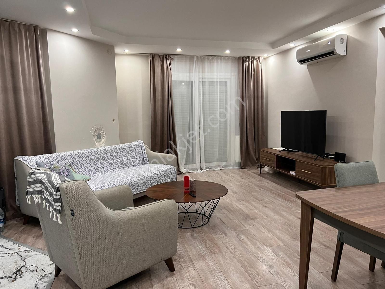 Konyaaltı Liman Mahallesi'nde Havuzlu Sitede Lüks Eşyalı 2+1 Bahçe Katı Daire - Görsel 35