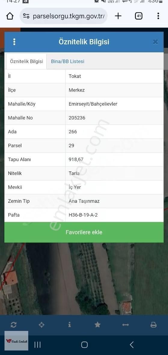 Vadi Emlak'tan Emirseyit'te 918 Mt² Satılık Bahçe - Görsel 2