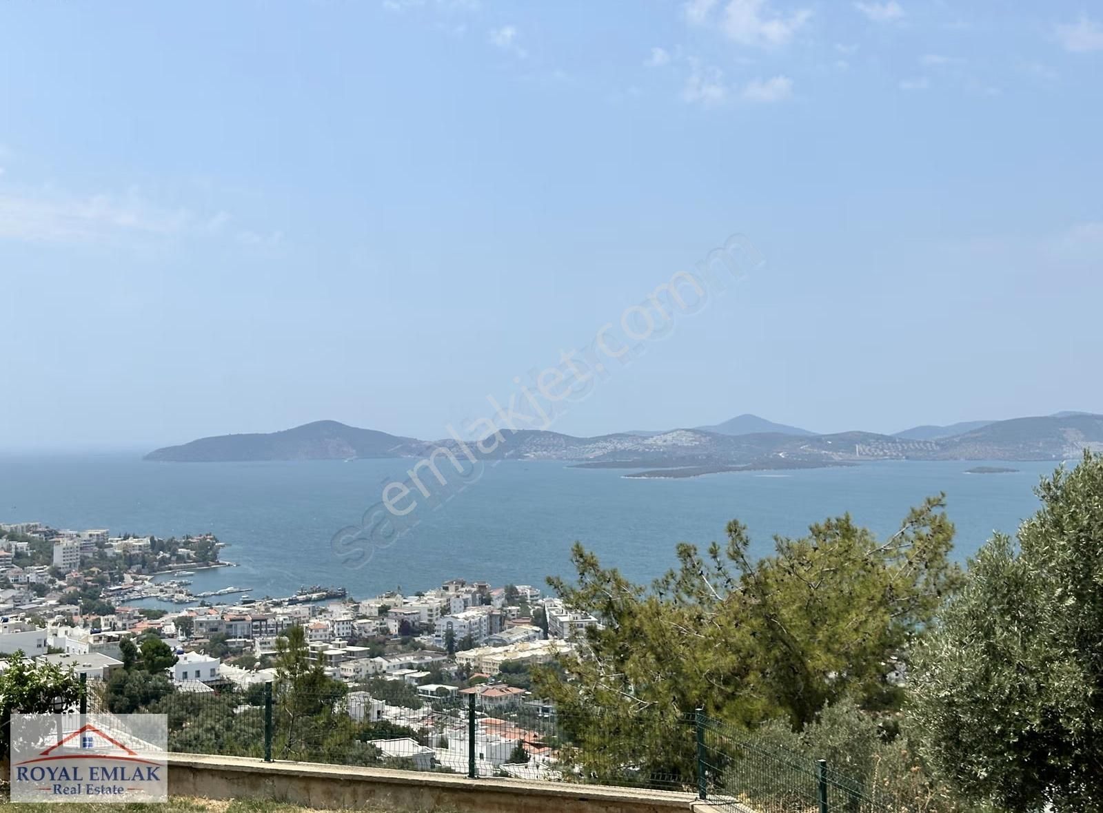 Muğla Güllük Satılık Deniz Manzaralı Yazlık