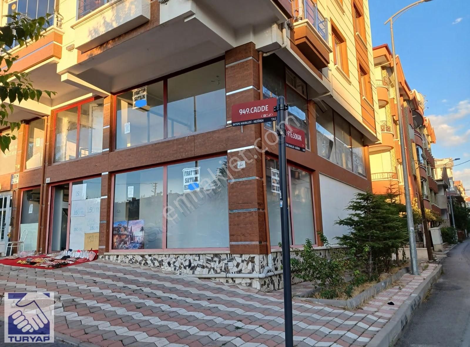 Turyap'tan Keçiören Aktepe Cadde Üzeri Satılık Köşe Dükkan