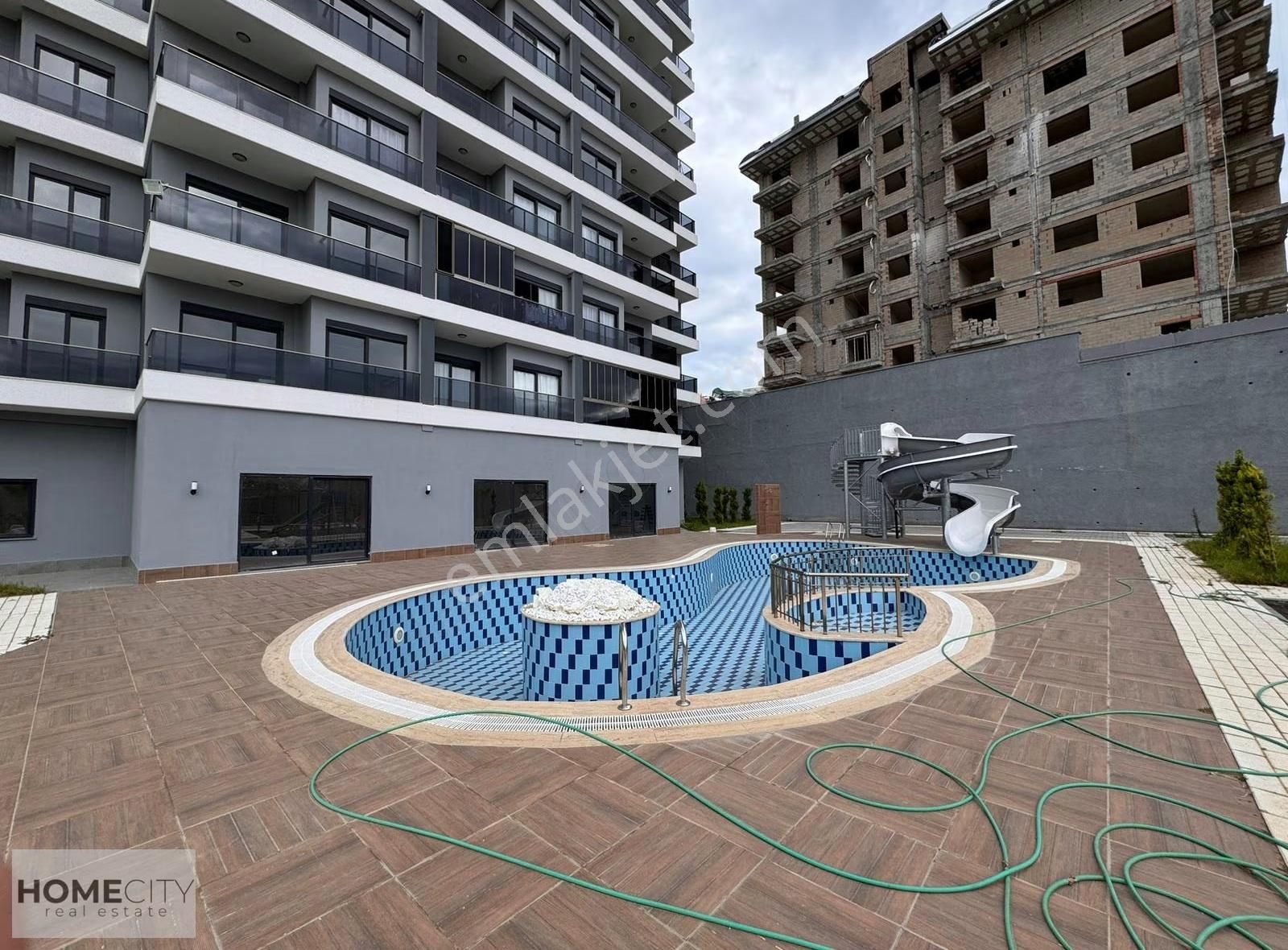 Alanya Mahmutlar 1+1 55m2 Açık Kapalı Havuz Bbq Fitness Saunaa - Görsel 10