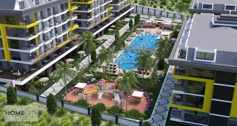 Alanya Kestel 1+1 65 M2 Eşyasız Ful Aktiviteli Ultra Lüx Komplex - Görsel 14