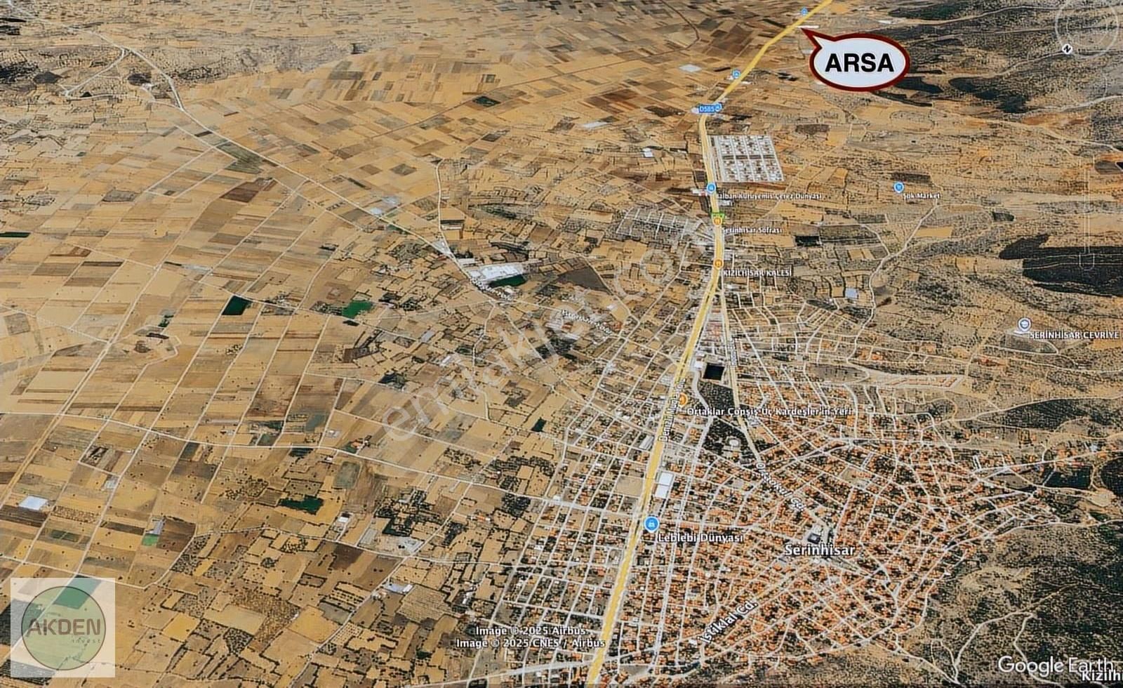 Denizli Antalya Yolu Ana Asfalta Cephe Yatırım Fırsatı Arsa - Görsel 5