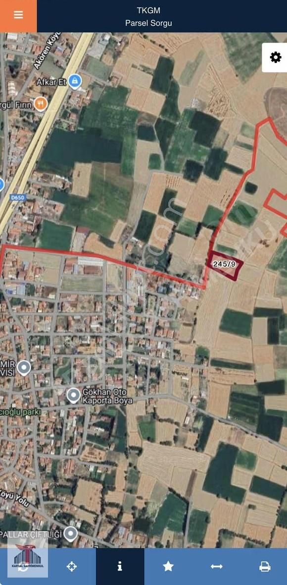 Kartal Gayrimenkul'den Akören'de İmara Sınır Yatırımlık Arazi - Görsel 2