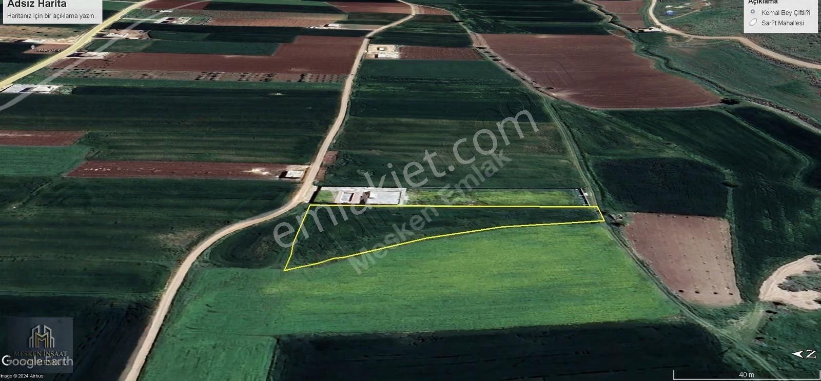 Mesken Emlakdan Sarıt Mah İki Başı Resmi Yol Bağevlik Süper Arsa - Görsel 13