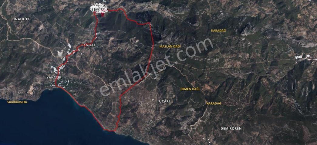 Mersin Anamur Anıtlı Yatırıma Uygun Satılık Tarla - Görsel 10