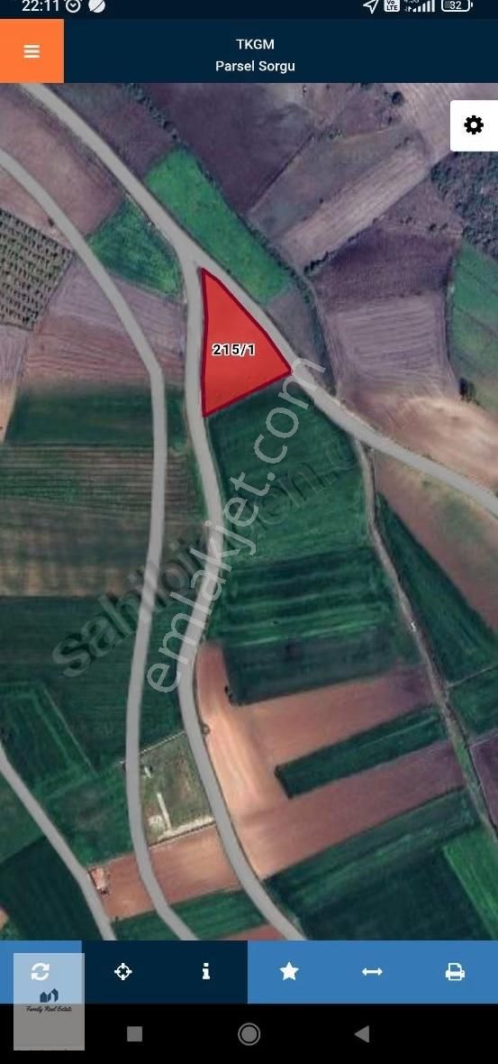 Bursa Yenişehir Yazılı Mah. Satılık Tarla Çift Asfalt Cephe