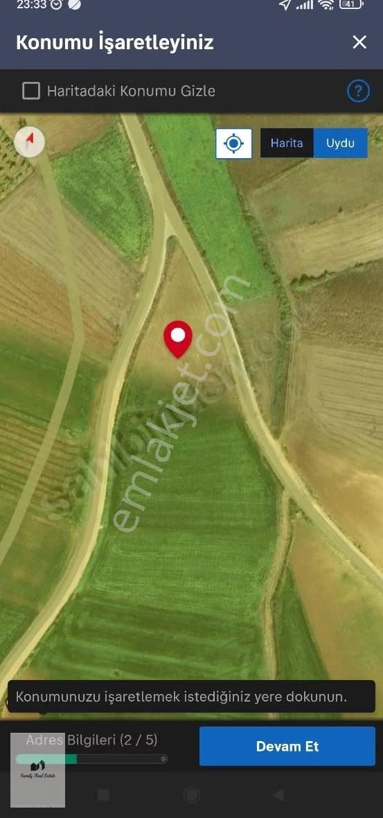 Bursa Yenişehir Yazılı Mah. Satılık Tarla Çift Asfalt Cephe - Görsel 2