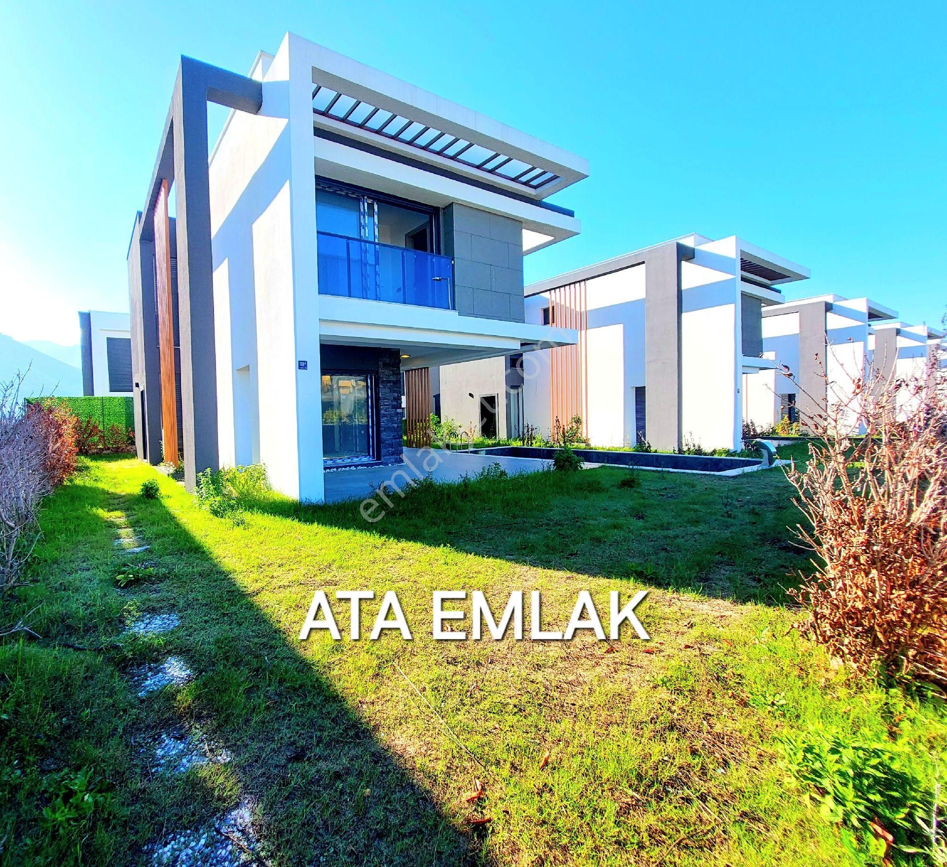 Ata Emlak'tan Plaja Yakın Özel Havuzlu Tek Müstakil Sıfır Villa - Görsel 35