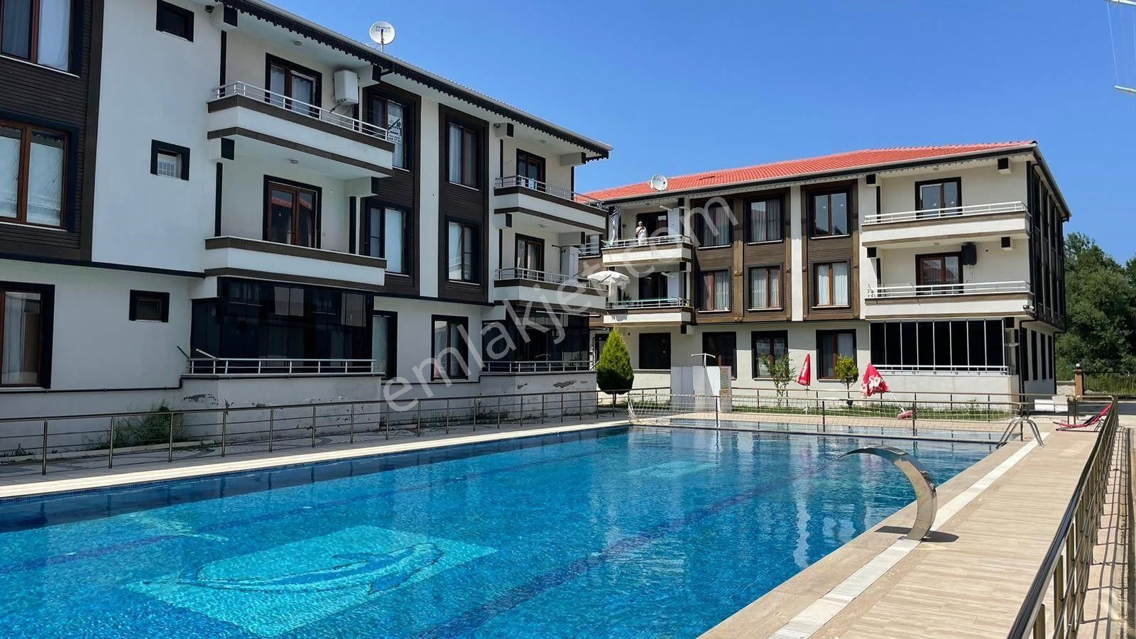 Karasuda *fırsat* Havuzlu Lüks Sitede Havuz Cephe Kombi+petekli Satılık 1+1 Daire - Görsel 5