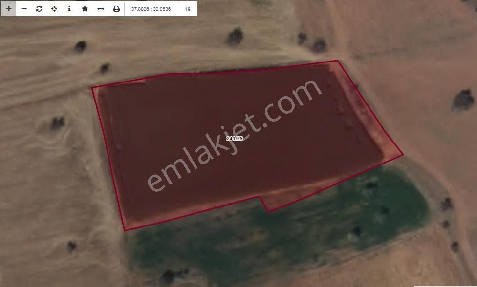 Meram Kızılören'de Satılık 8.307 M² Arazi