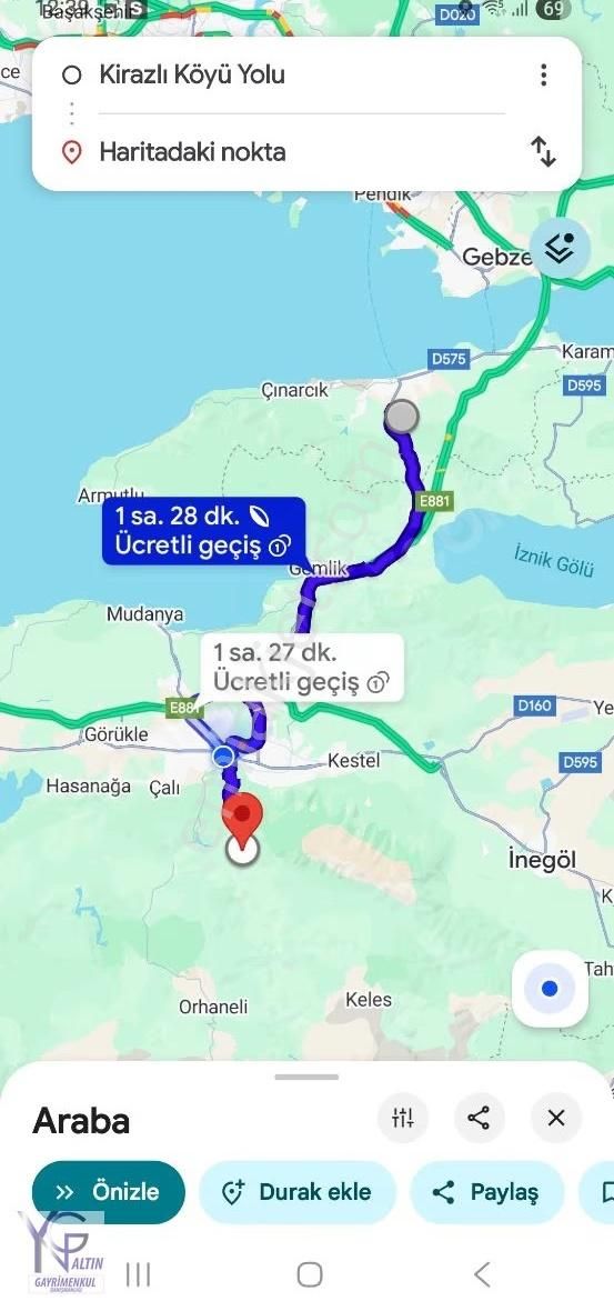 Yng Altın Gayrimenkul'den Kirazlı Köyünde Satılık Tarla - Görsel 4