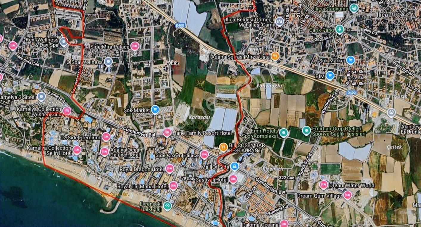 Antalya Manavgat Evrenseki Turizm Bölgesinde Satılık Tarla - Görsel 12