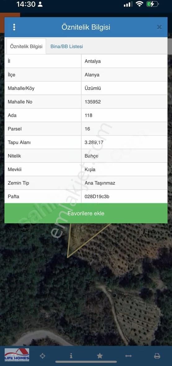 Lifehomes Gayrimenkulden Üzümlü Mah. Satılık Arsa - Görsel 2