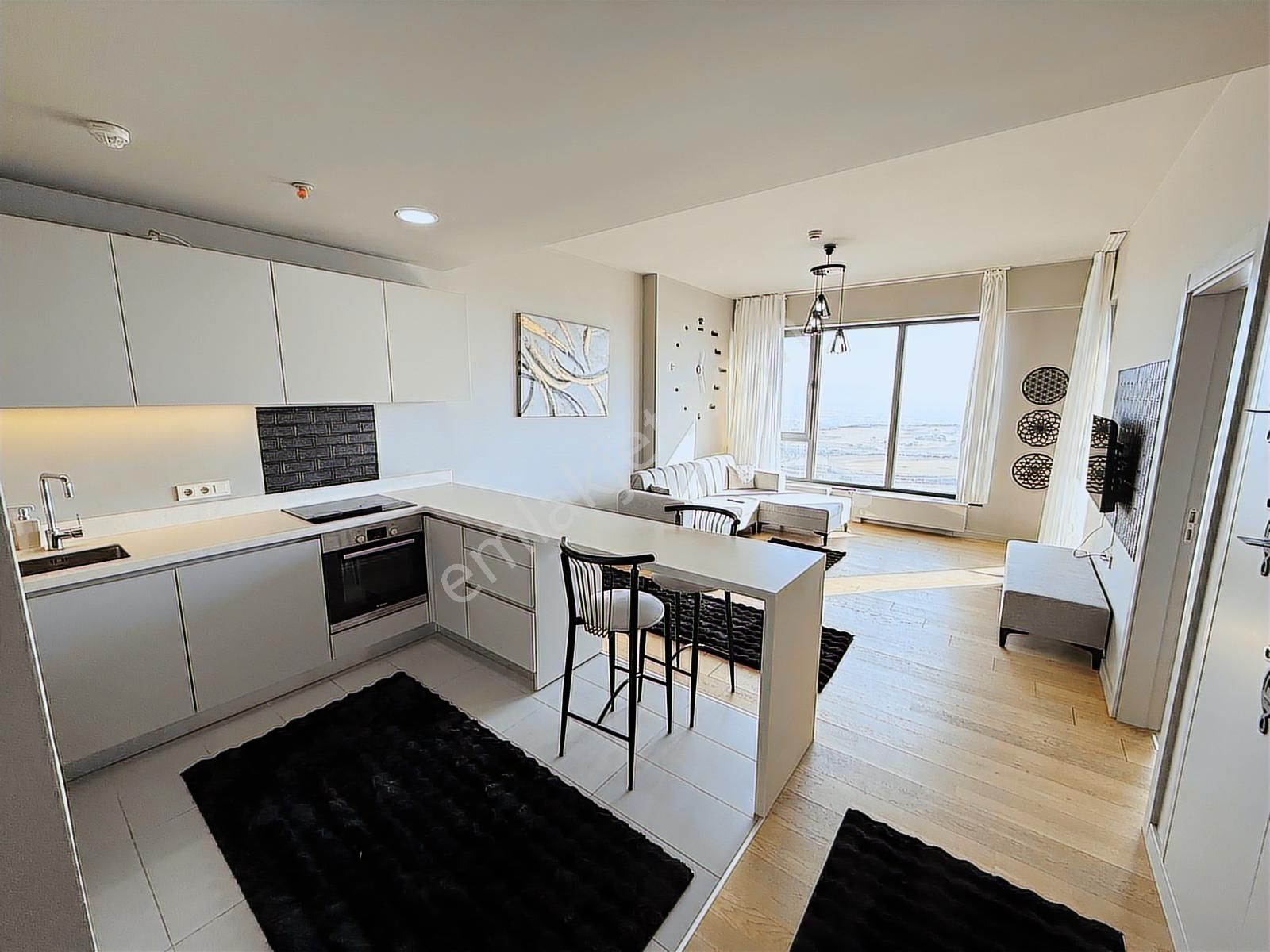 İncek Loft Sitesi Eşyalı Kiralık 1+1 Balkonlu Büyük Tip Daire - Görsel 23