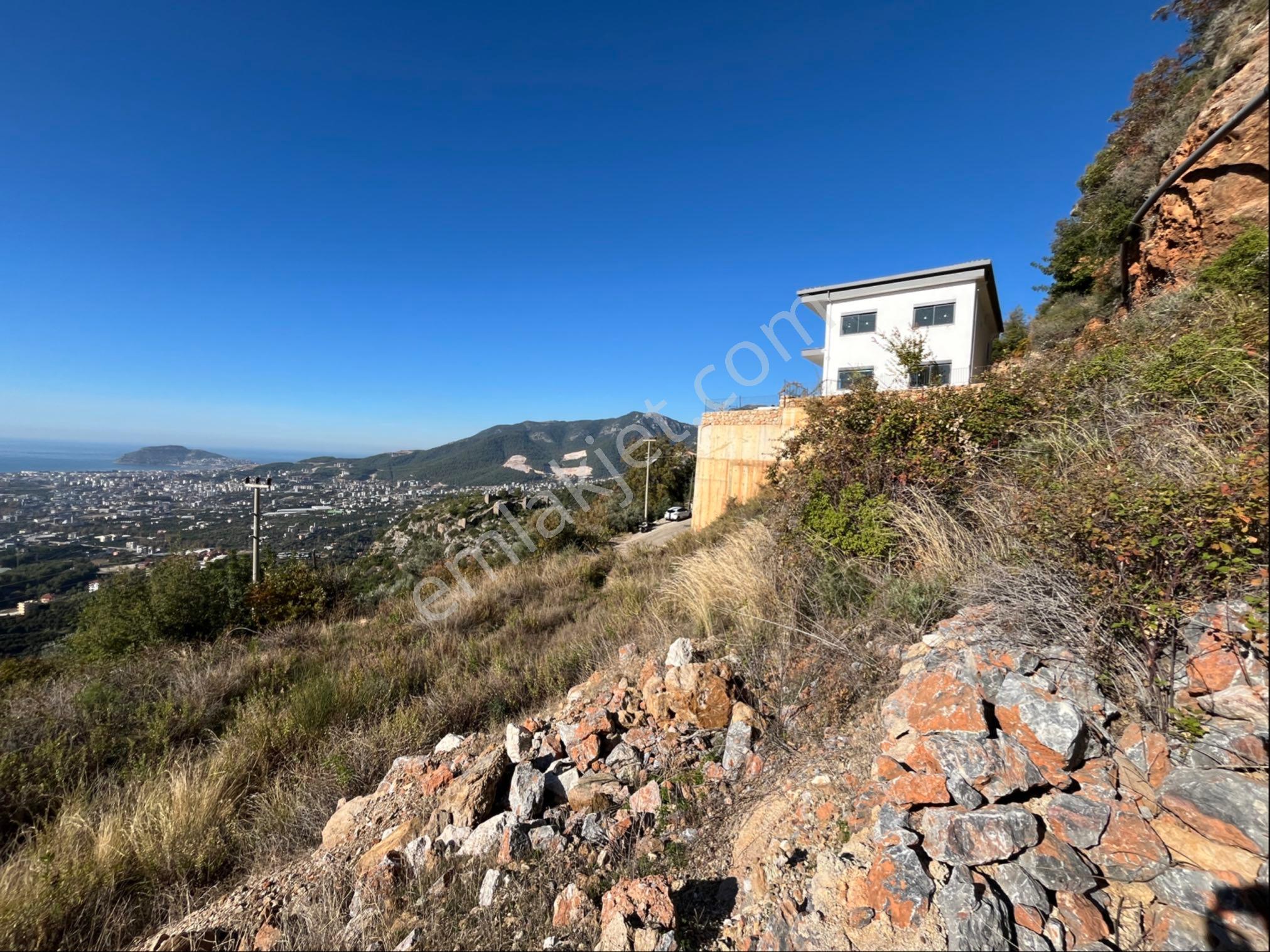 Alanya Kızılcaşehir’de Deniz-kale-doğa Manzaralı, %90 Hafriyat Hazır 1006 M² İmarlı Arsa - Görsel 6
