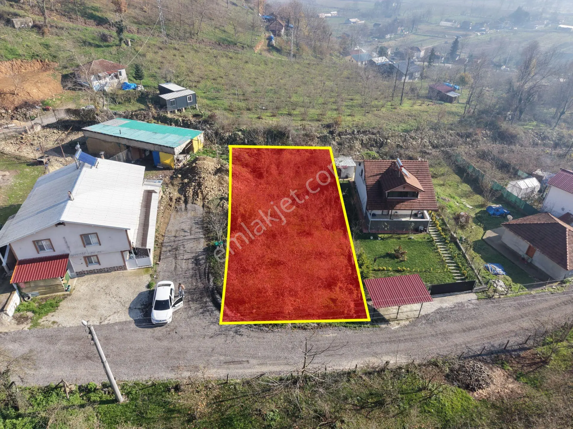 Emlak Evim - Düzce Gölyaka Yazlık Mah. 514 M² İmarlı Arsa - Görsel 2