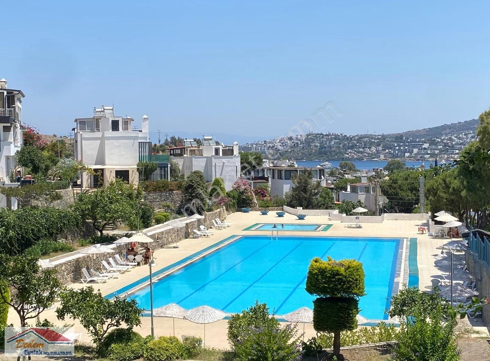 Gündoğan Havuzlu Site İçerisinde 1+1 Eşyasız Bahçe Katı Daire