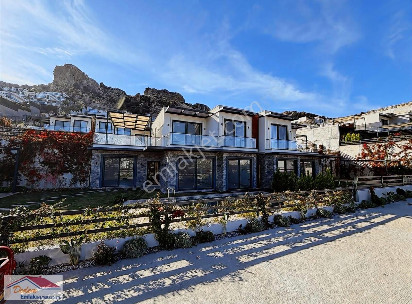 Muğla Bodrum Gündoğan Deniz Manzaralı Özel Havuzlu Tek Kat Villa - Görsel 19