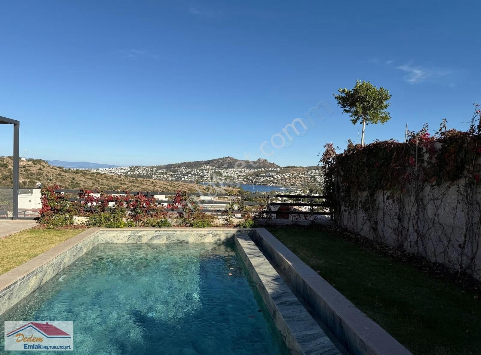 Muğla Bodrum Gündoğan Deniz Manzaralı Özel Havuzlu Tek Kat Villa - Görsel 11