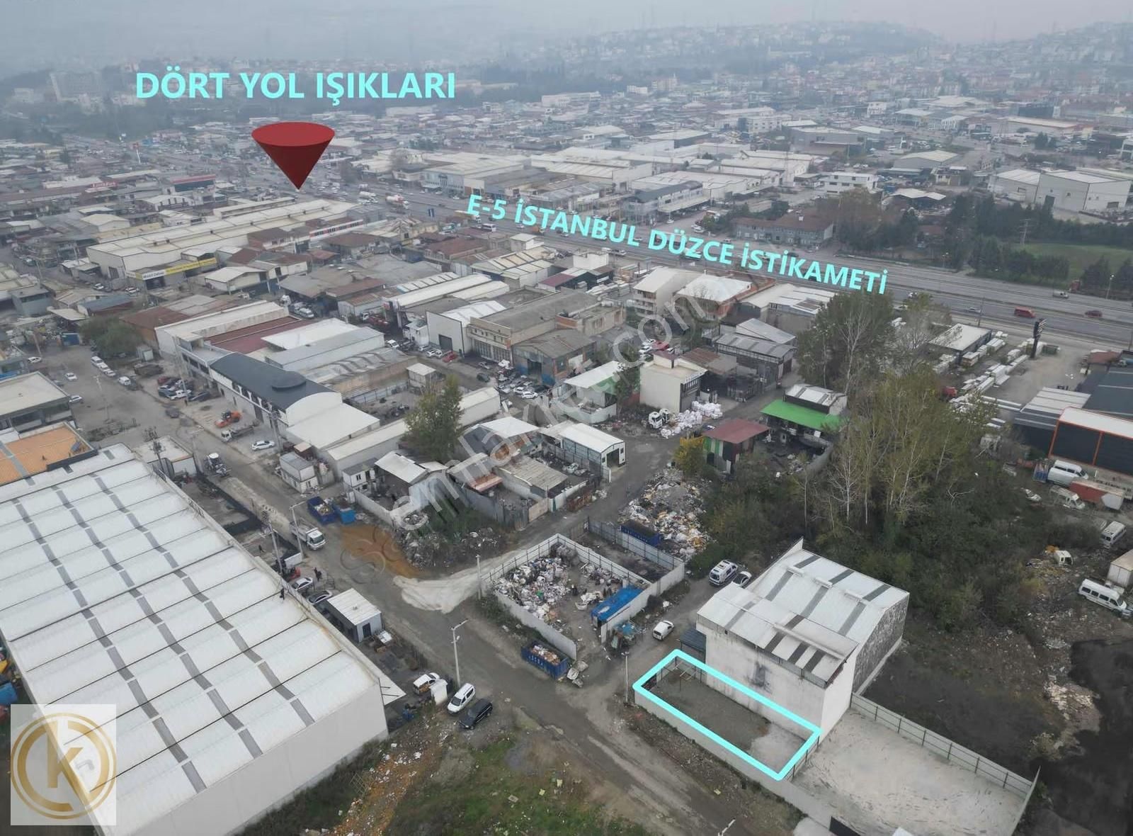 Kaymak Emlak Arifiye Dörtyol Sanayi Sitesinde 180 M2 Kiralk Arsa - Görsel 2