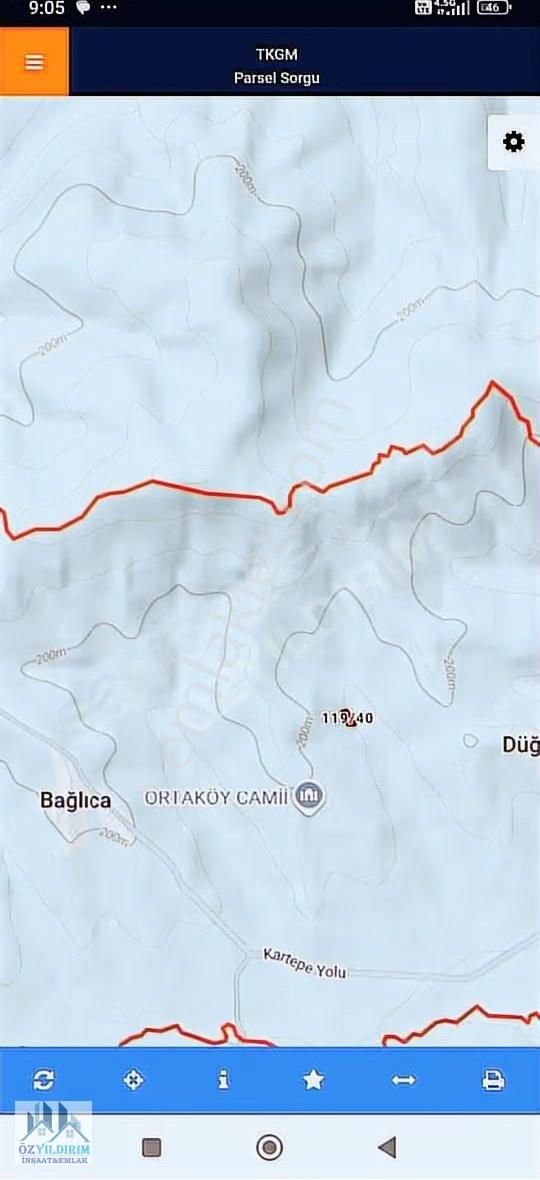 Kocaeli İzmit Bağlıca Da 2037m2 Yatırımlık Tarla - Görsel 4