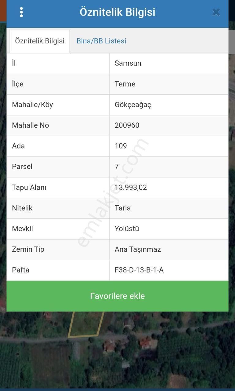 Samsun Terme'de Ticari Ve Konut İmarlı 14.000 M2 Müstakil Tapulu Arsa - Görsel 2