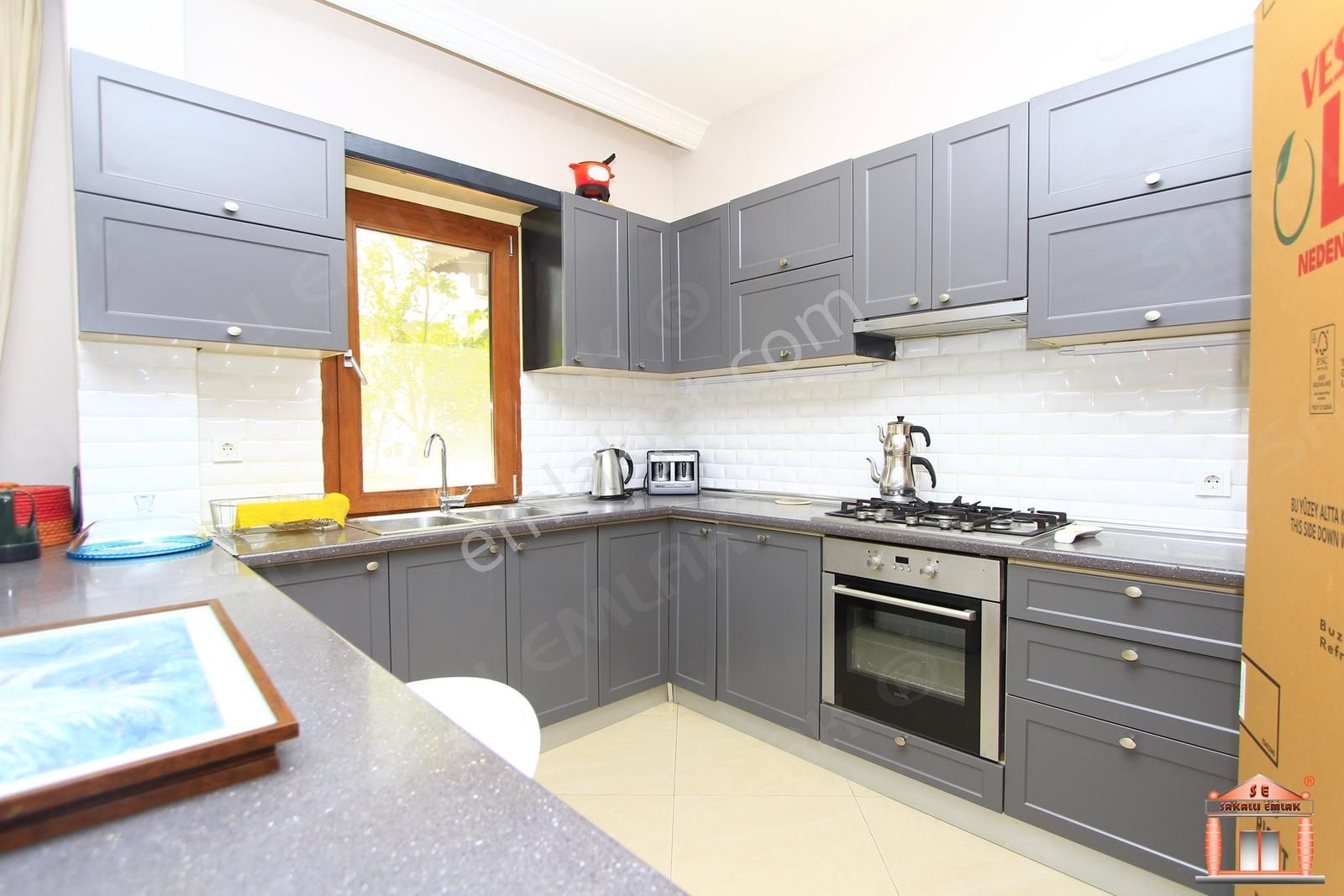 S-a-k-a-l-l-ı-dan Akyarlarda Manzaralı Eşyalı Eşyasız Dubleks - Görsel 4