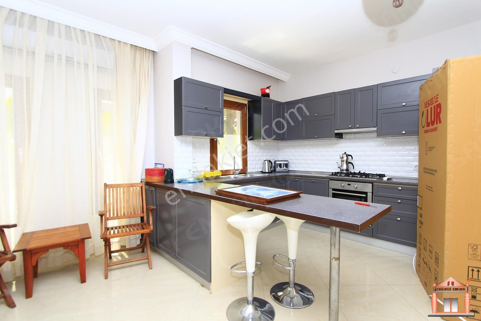 S-a-k-a-l-l-ı-dan Akyarlarda Manzaralı Eşyalı Eşyasız Dubleks - Görsel 7