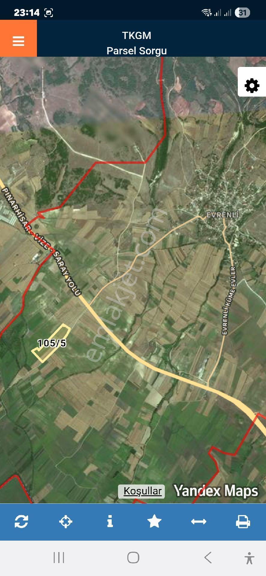 Kıklareli Vize Evrenli Mh Satılık 1550metre - Görsel 4