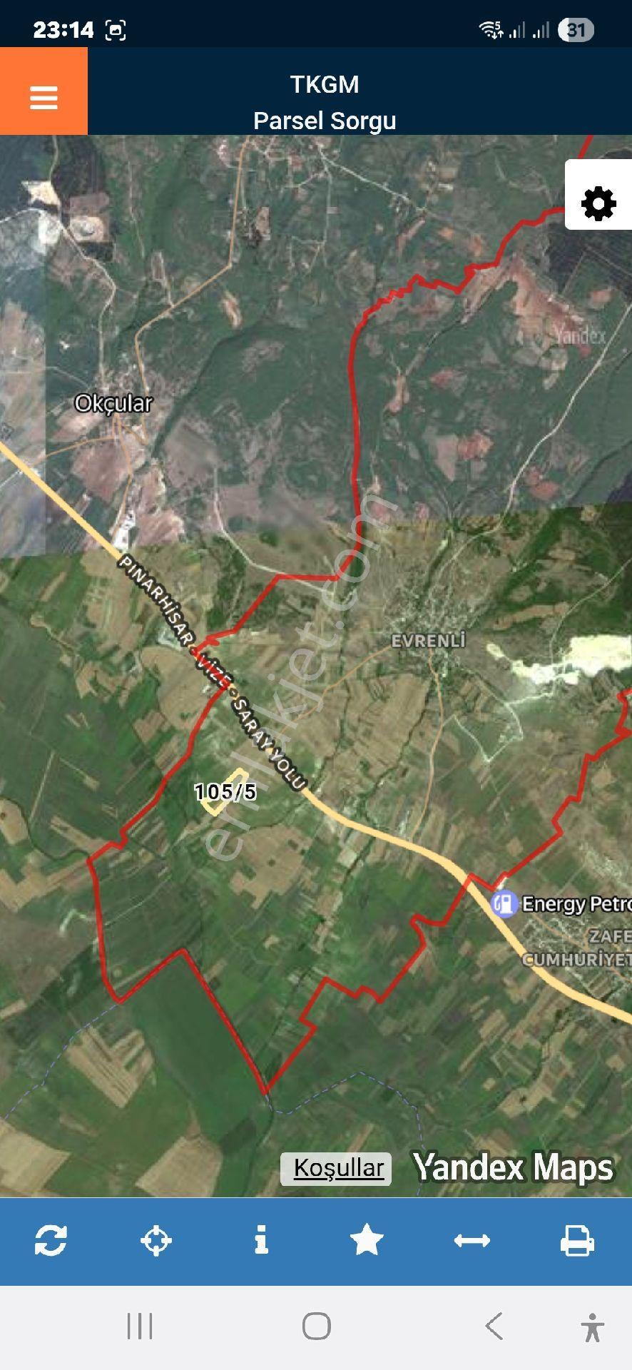 Kıklareli Vize Evrenli Mh Satılık 1550metre - Görsel 5